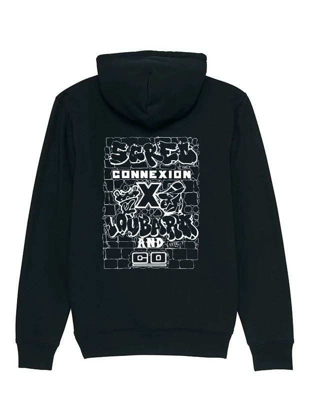 Sweat Capuche Scred Loubard X Xane de scred connexion sur Scredboutique.com