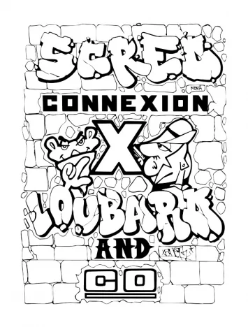 Sweat Capuche Scred Loubard X Xane 