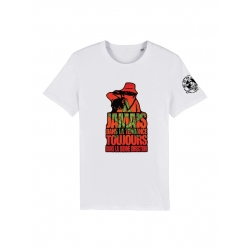 Tshirt CAN Maroc Jamais dans la tendance de scred connexion sur Scredboutique.com