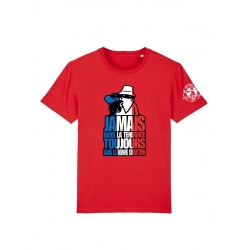Tshirt Euro France Jamais dans la tendance de scred connexion sur Scredboutique.com