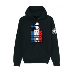 Sweat Capuche Euro France Jamais dans la tendance de scred connexion sur Scredboutique.com