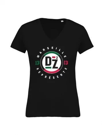 dz2 (Freeman & l1dzirable) Tshirt femme DZ2 Marseille Represente