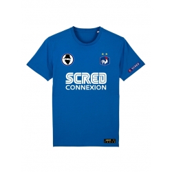 Tshirt France Scred Bleu Personnalisable