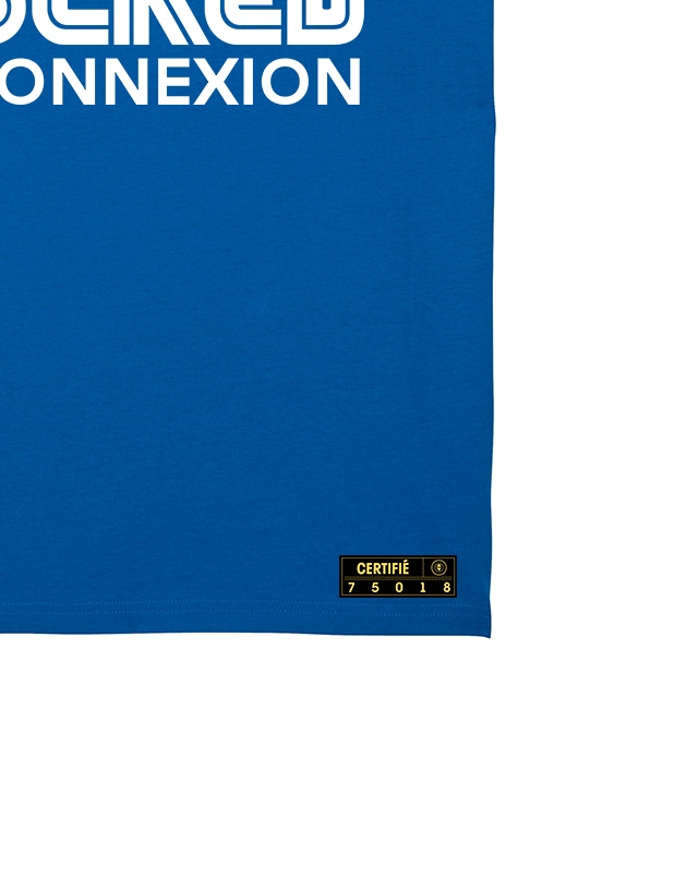 Tshirt France Scred Bleu Personnalisable de scred connexion sur Scredboutique.com