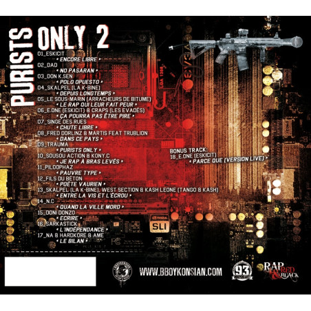 Album Cd BBoyKonsian présente - Purists Only 2
