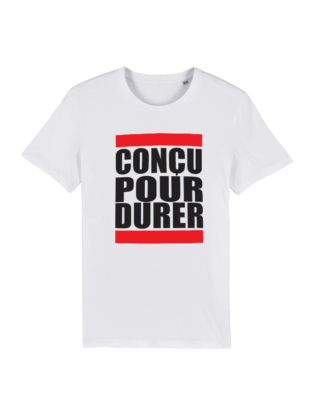 Tshirt Concu pour durer de anonymous label sur Scredboutique.com