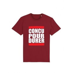 Tshirt Concu pour durer de anonymous label sur Scredboutique.com