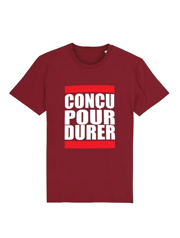 Tshirt Concu pour durer de anonymous label sur Scredboutique.com