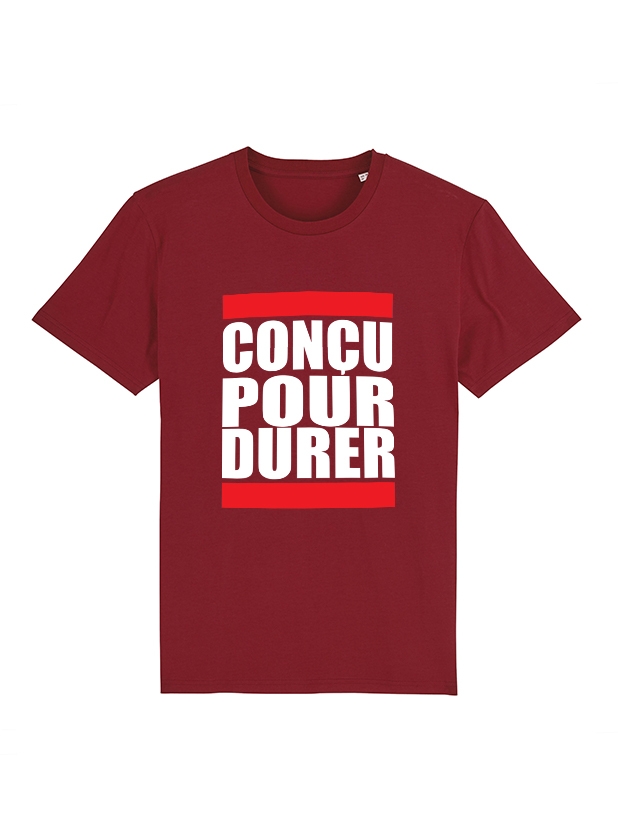 Tshirt Concu pour durer de anonymous label sur Scredboutique.com