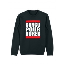 Sweat Concu pour durer de anonymous label sur Scredboutique.com