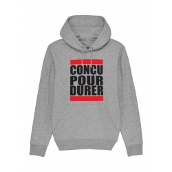Sweat capuche Concu pour durer de anonymous label sur Scredboutique.com