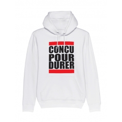 Sweat capuche Concu pour durer de anonymous label sur Scredboutique.com