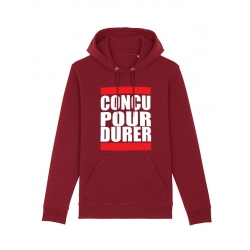 Sweat capuche Concu pour durer de anonymous label sur Scredboutique.com