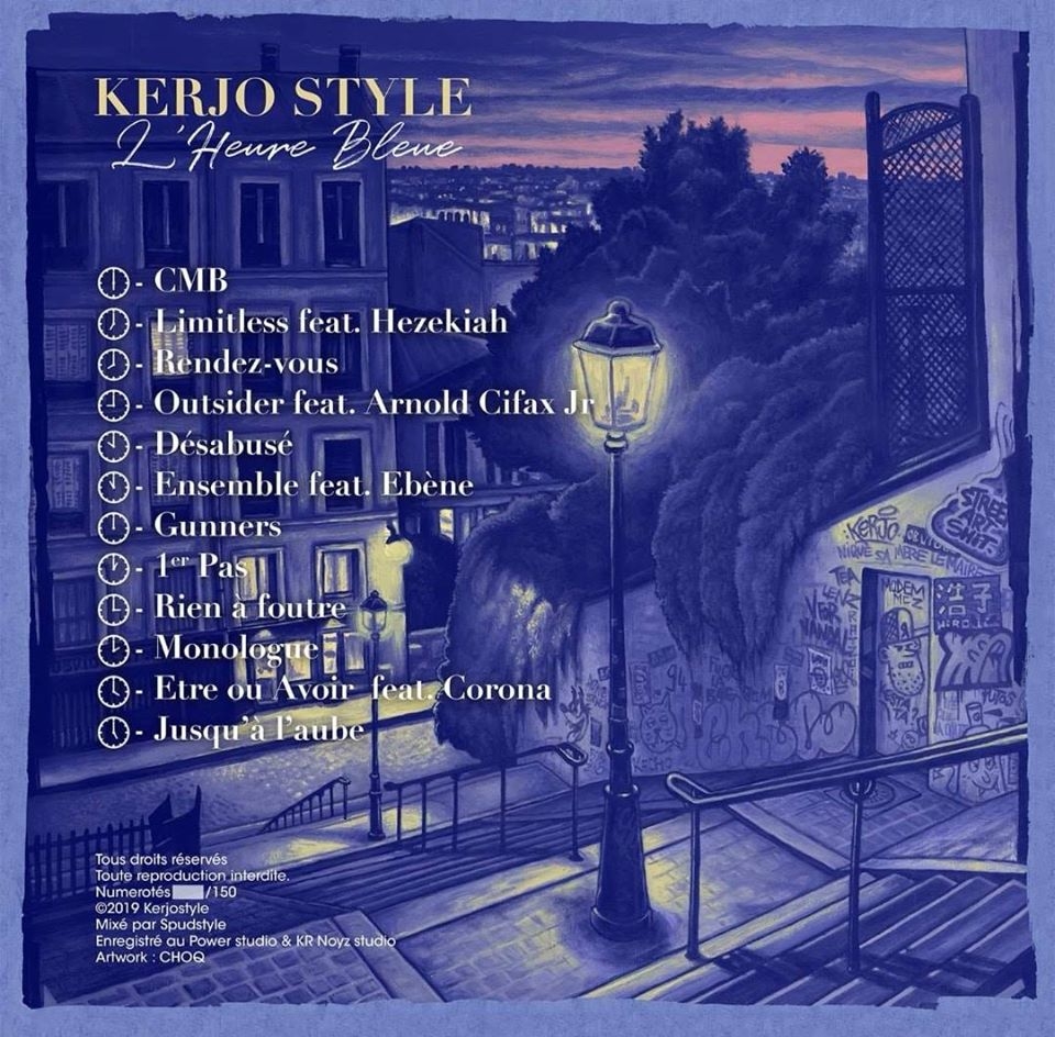 ALBUM VINYLE KERJO STYLE "L'HEURE BLEUE" de sur Scredboutique.com